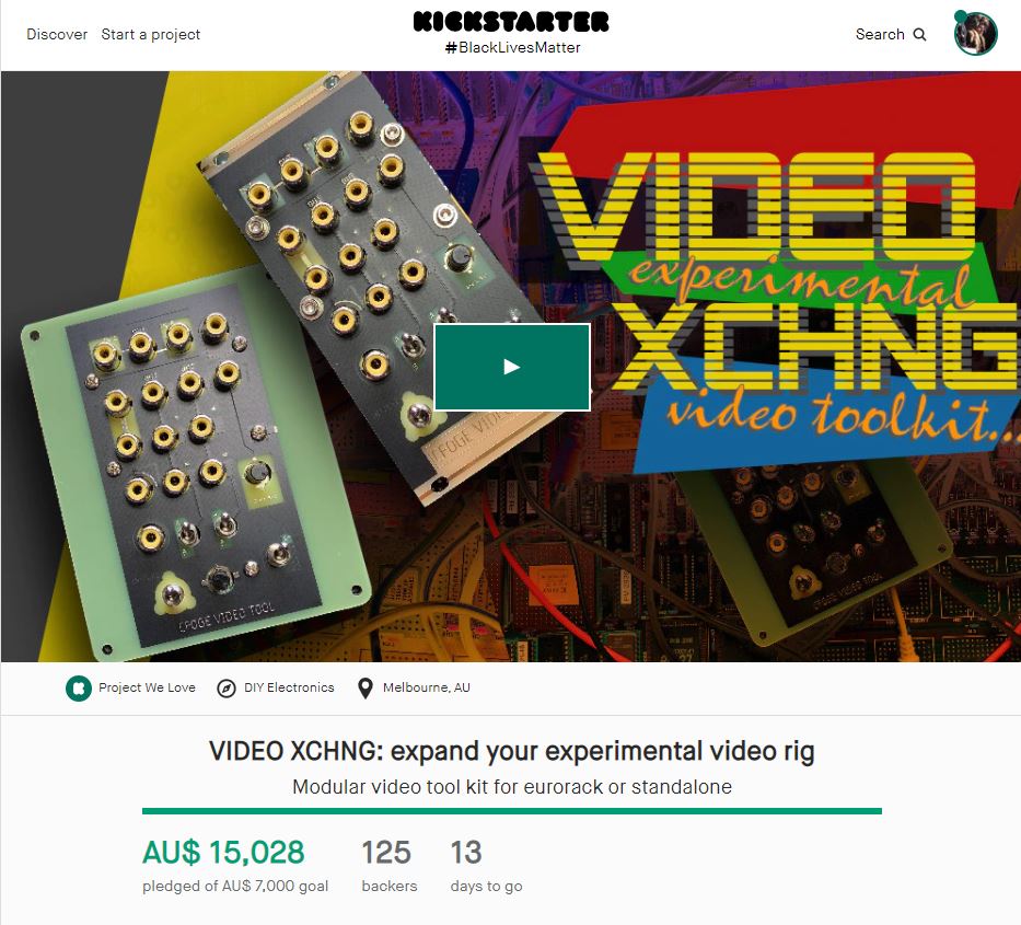Video XCHNG Kickstarter campaign